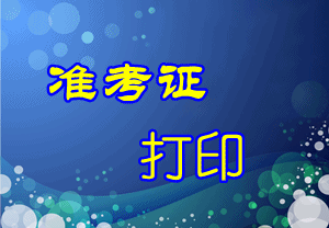 陜西2015年初級審計(jì)師考試準(zhǔn)考證打印時(shí)間