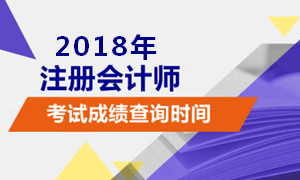 北京注冊(cè)會(huì)計(jì)師成績查詢時(shí)間
