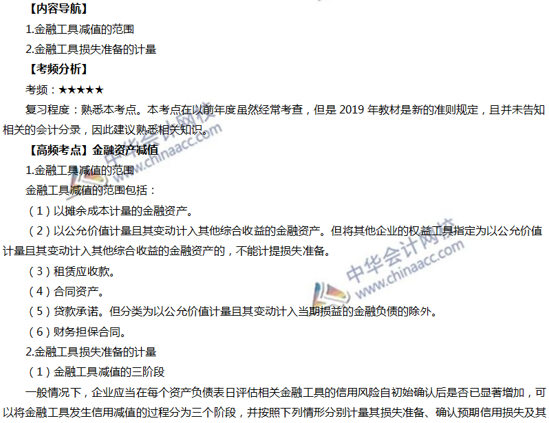 金融資產減值