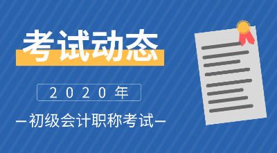 新疆2020年初級會計職稱考試時間在什么時候？