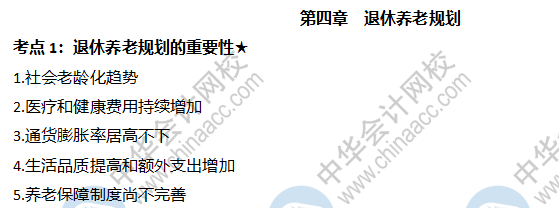 退休養老規劃的重要性