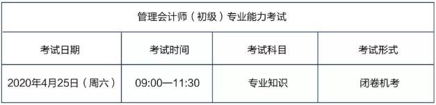 2020年初級管理會計(jì)師第一次考試報名即將開啟