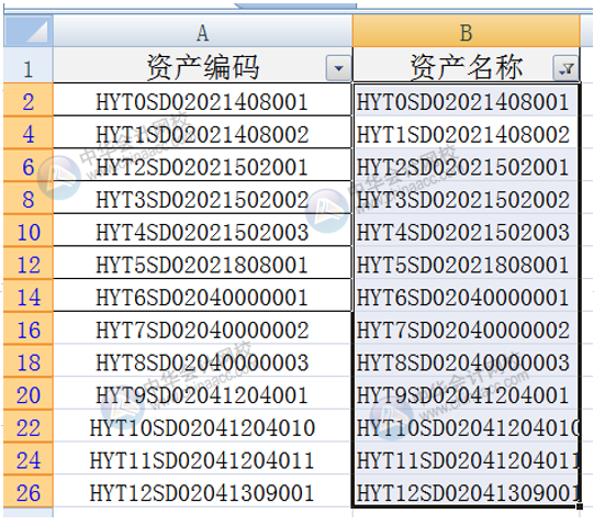 Excel中的簡單排序，你真的會用嗎？教你快速制作固定資產標簽