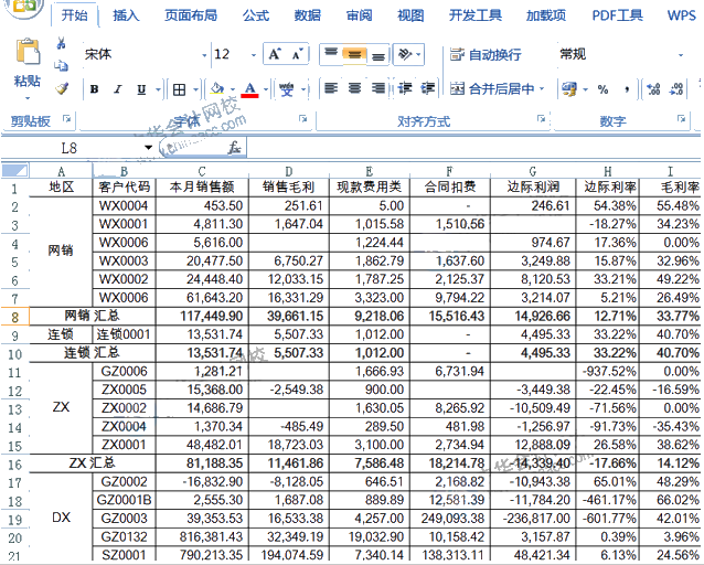 取消合并單元格并快速填充的操作你會嗎？