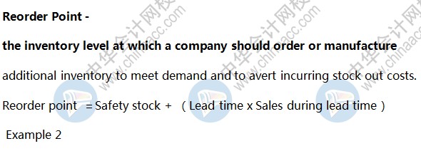 BEC商業環境知識點：營運資金管理—Reorder Point