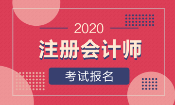 江西2020注冊會計師報名時間、考試科目、考試范圍