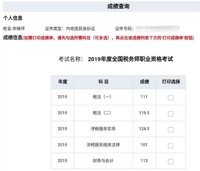 學員高分成績單