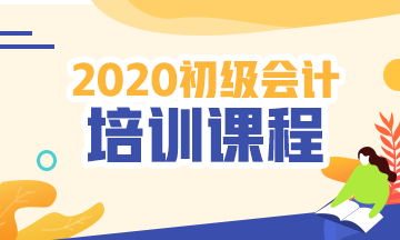 江蘇2020年初級會計考試輔導課程類型