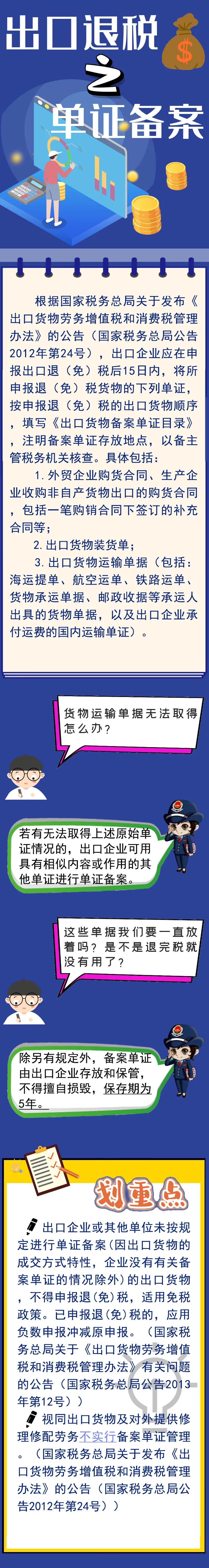 出口企業(yè)必看！出口退稅之單證備案