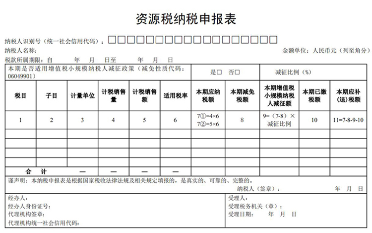 國(guó)家稅務(wù)總局關(guān)于資源稅征管若干問(wèn)題的公告（征求意見(jiàn)稿）
