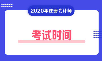 廣西2020年注冊會計師考試時間來嘍！