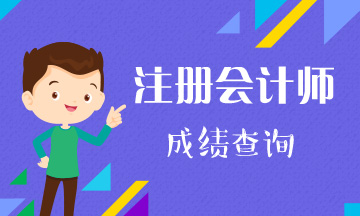 一文了解北京2020注冊會計師成績查詢相關信息