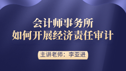 會計師事務所如何開展經濟責任審計