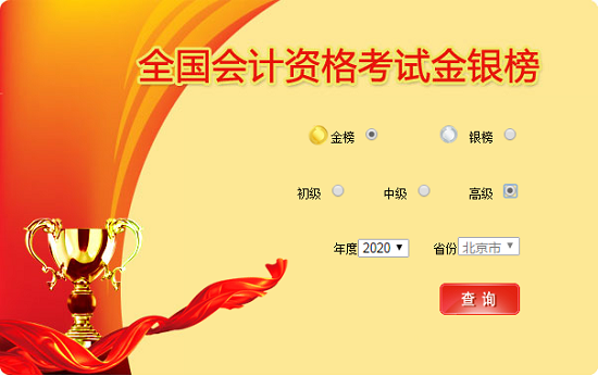等到了！2020年高級會計師考試金銀榜公布！