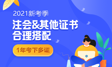 原來這些證書可以和注會(huì)一起考！