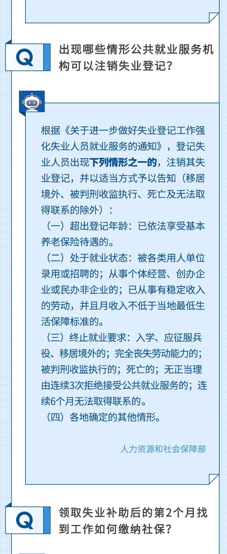 關于失業登記、失業補助金，希望這些回答可以幫到你！