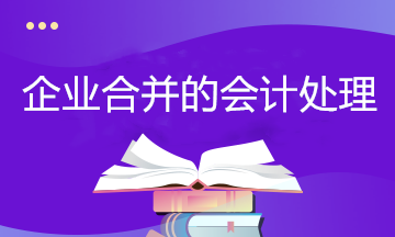 干貨！企業合并的會計處理 有案例~