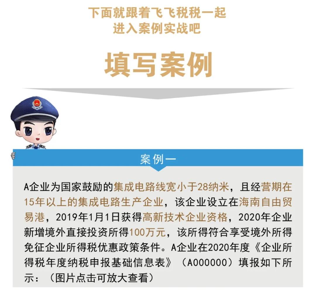 企稅年度申報表修訂專題丨（一）基礎信息表＆主表