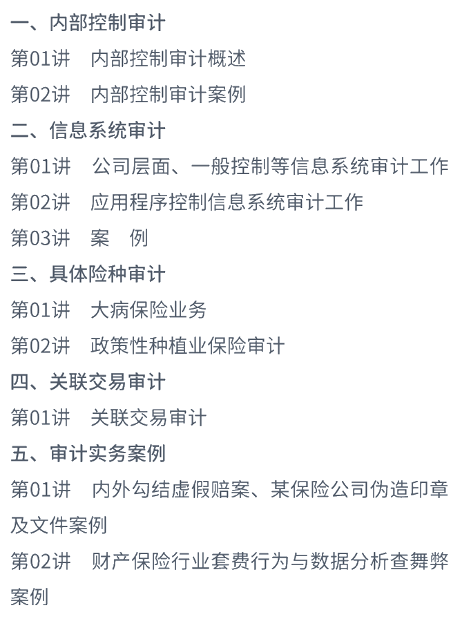 保險行業(yè)審計實務(wù)，你了解了嗎