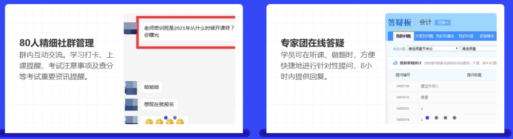 80人精細化社群答疑服務