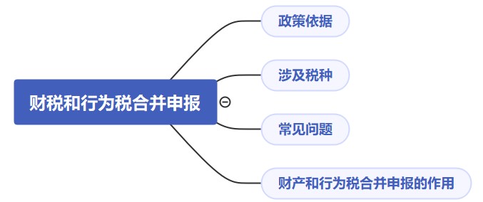 財產和行為稅合并申報，你該知道這些！