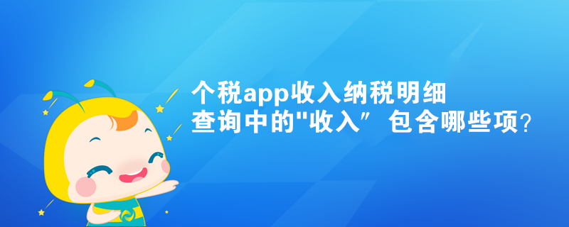 個(gè)稅app收入納稅明細(xì)查詢(xún)中的