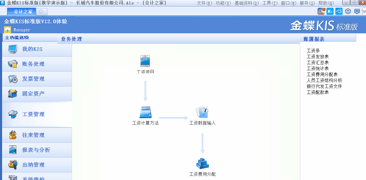 金蝶KIS標準版工資管理模塊中“工資項目”設置的作用是什么？