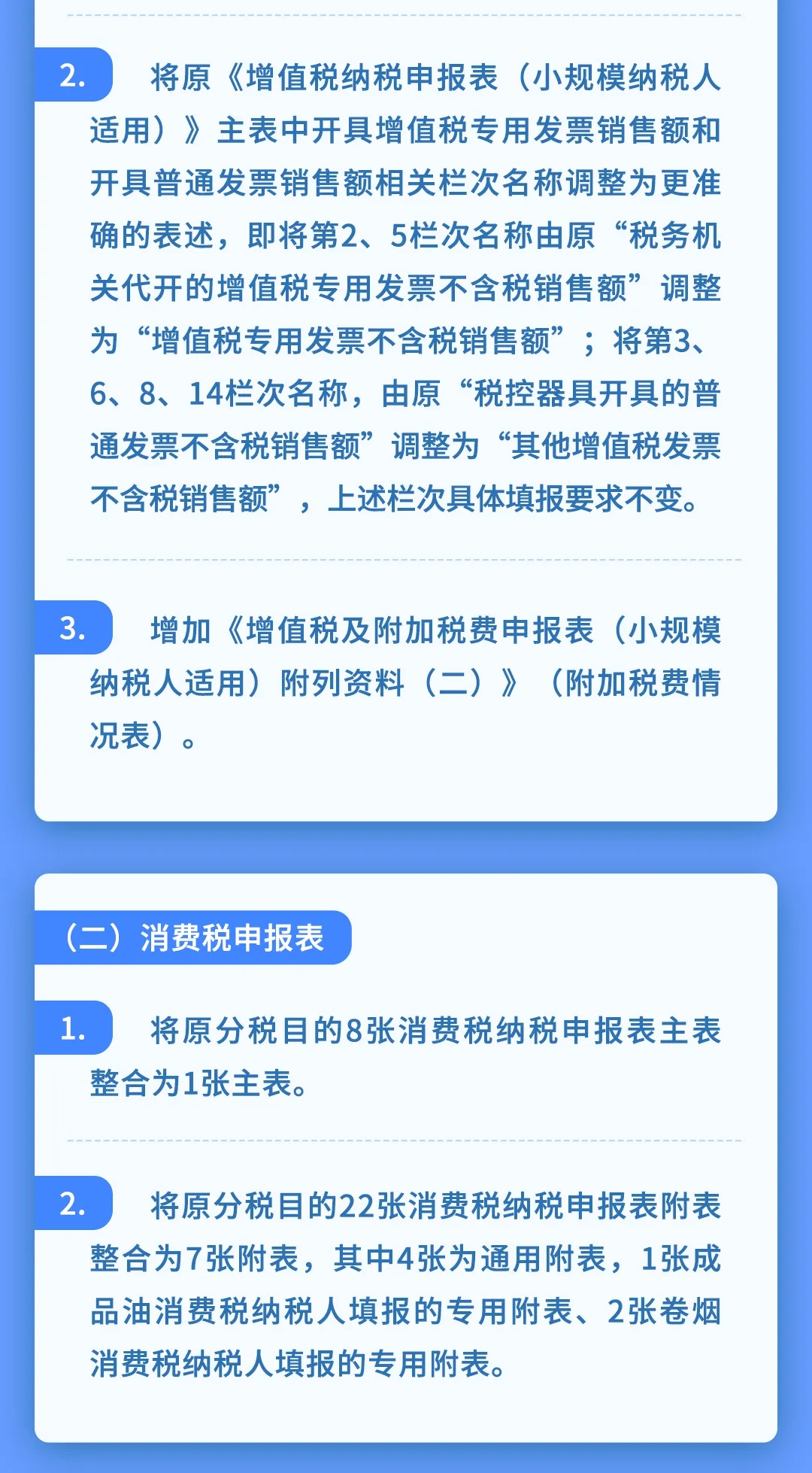 增值稅、消費稅及附加稅費申報表整合，帶你梳理一遍！