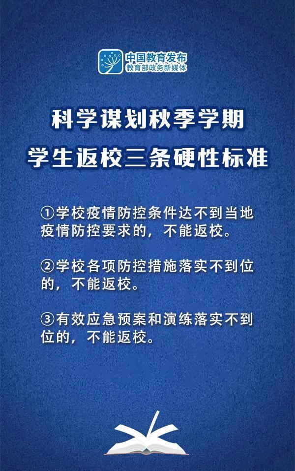 教育部明確秋季學期學生返校3條硬性標準 ACCA在校生速看！