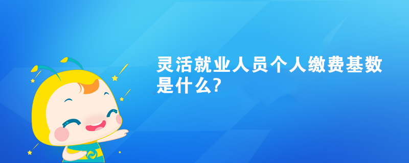 靈活就業人員個人繳費基數是什么?