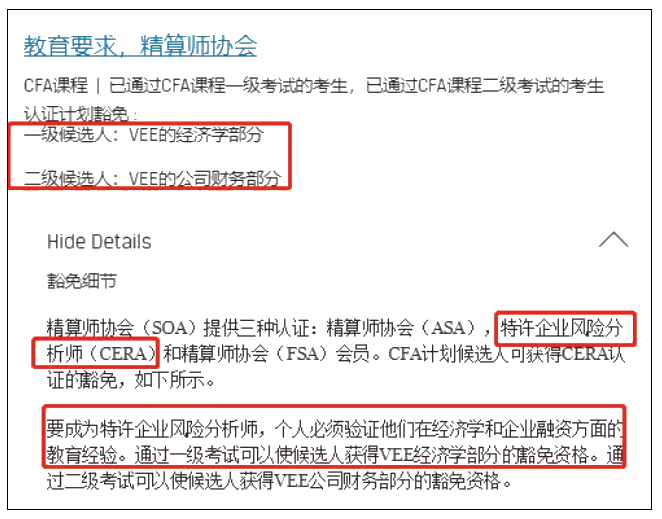 太好了！具備CFA資格竟然可以免考這些證書！