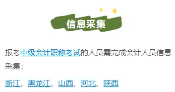 中級會計要進行“信息采集”？帶你一文通覽“信息采集”