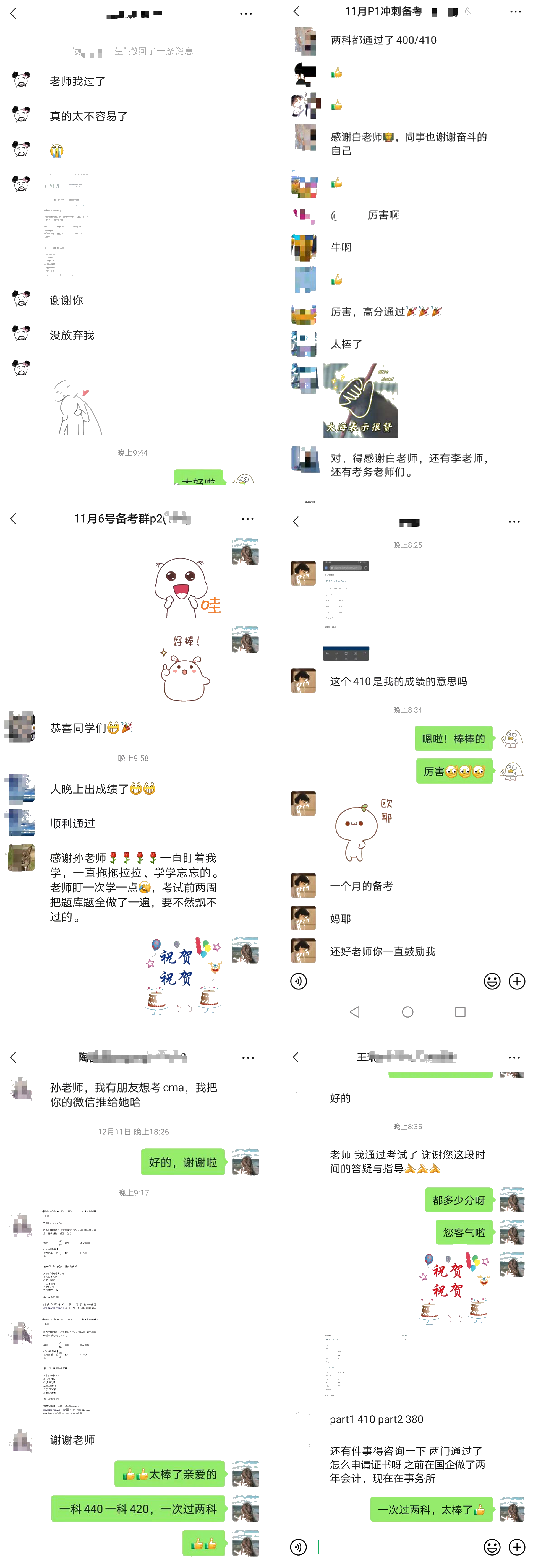 11月CMA中文考試成績公布！網校學員高分刷屏！