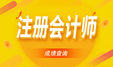 2021青海注冊會計師成績查詢入口！