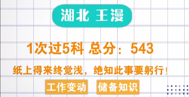 一次過五科備考經驗