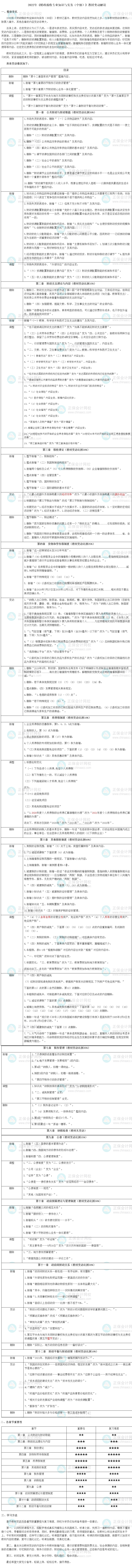2022年《財(cái)政稅收專業(yè)知識(shí)與實(shí)務(wù)（中級(jí)）》教材變動(dòng)解讀