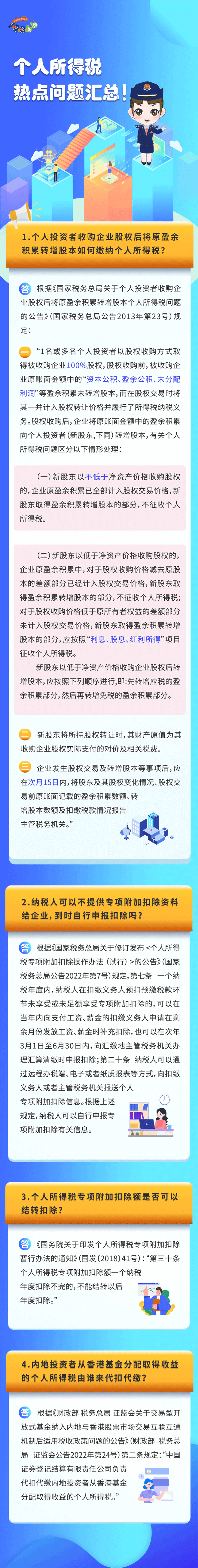 個(gè)人所得稅熱點(diǎn)問題