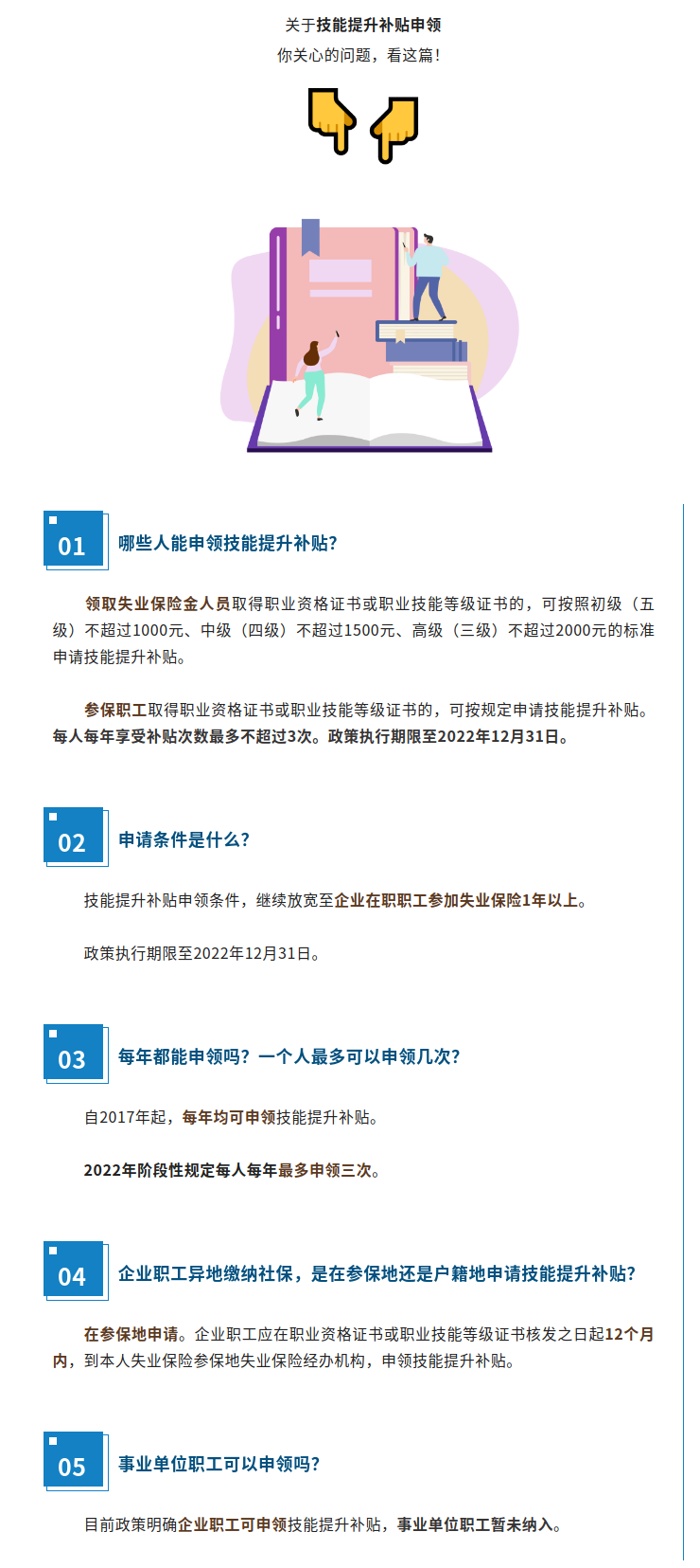 【一圖看懂】技能提升補(bǔ)貼誰能申領(lǐng)？能領(lǐng)幾次？