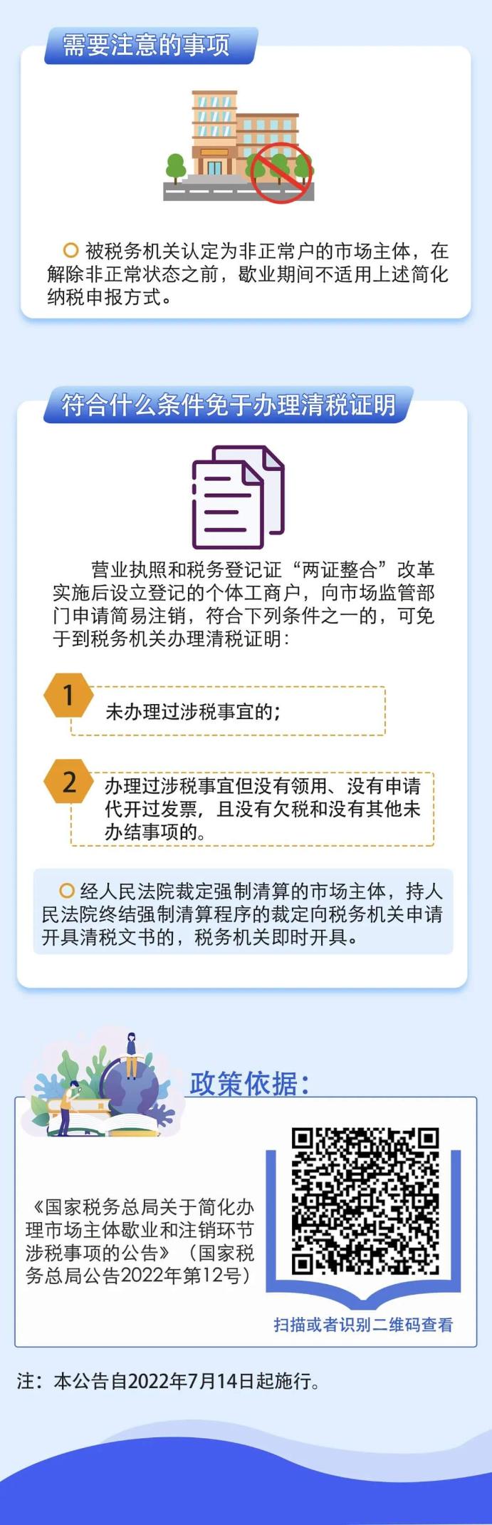 一圖看懂歇業和注銷環節涉稅事項