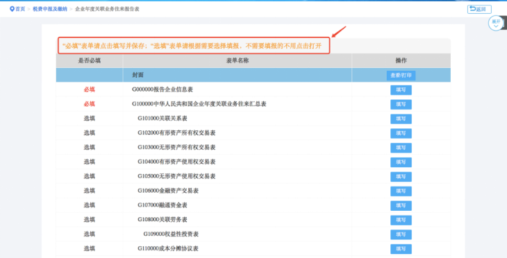 關聯業務往來報告表