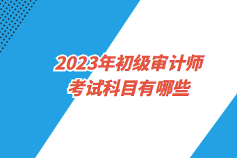 初級審計師和中級審計師考試安排一樣嗎？