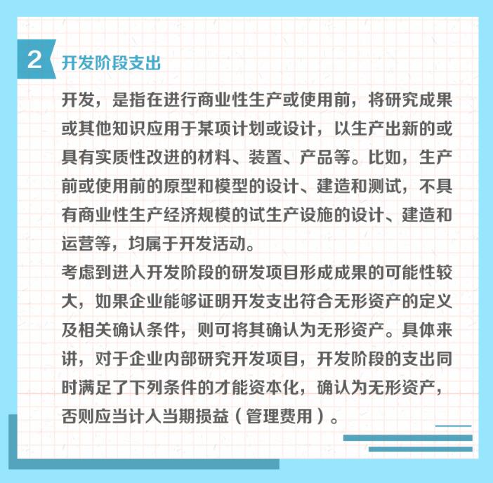 一組圖帶你了解：研發費用的費用化或資本化處理方面的規定