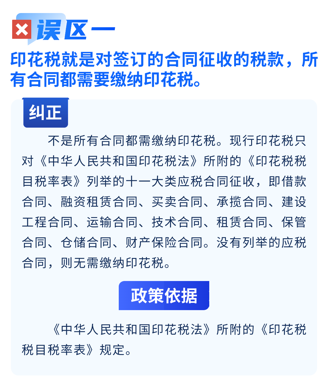 關于印花稅的八個常見誤區(qū)，您了解嗎？2