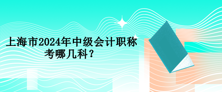上海市2024年中級(jí)會(huì)計(jì)職稱(chēng)考哪幾科？
