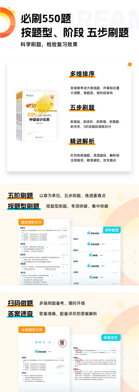 2024中級(jí)會(huì)計(jì)習(xí)題強(qiáng)化階段 《必刷550題》有必要練習(xí)嗎？