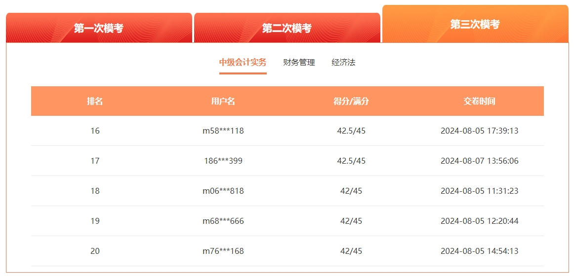 2024年中級會計第三次模考倒計時！快來參與！