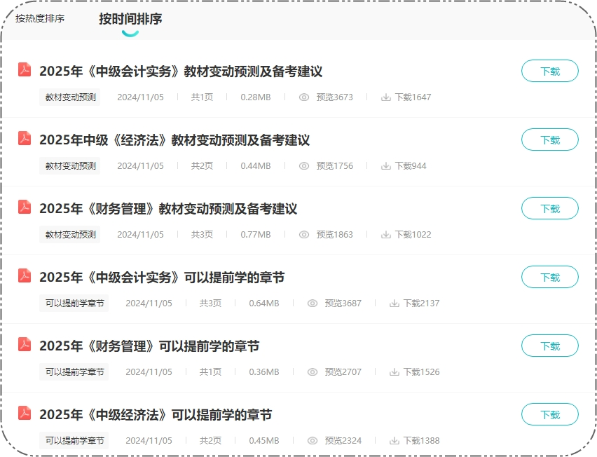 2025年中級會計教材未公布 預習階段用舊教材應如何備考？