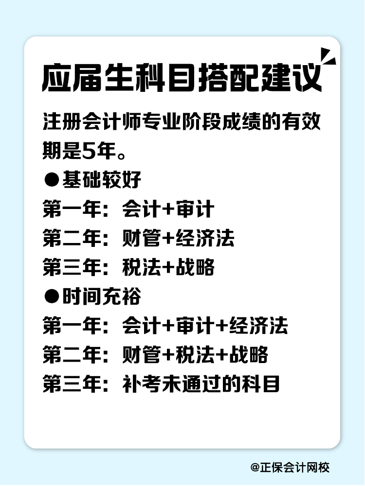 應屆生考注會有哪些優勢？