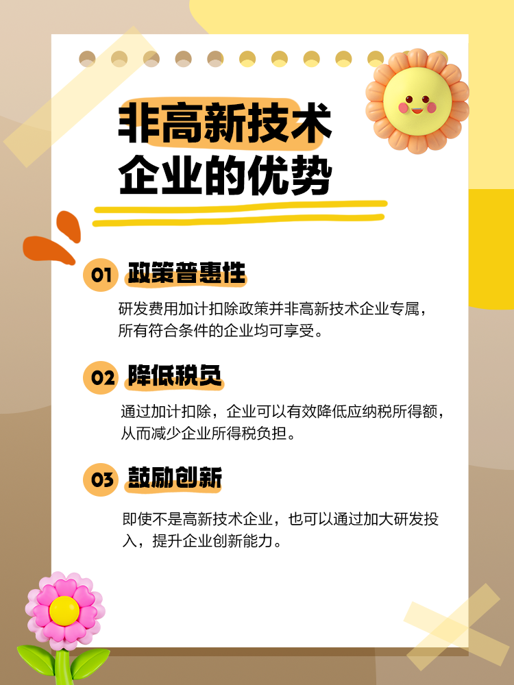 不是高新技術企業，研發費用可以加計扣除嗎？