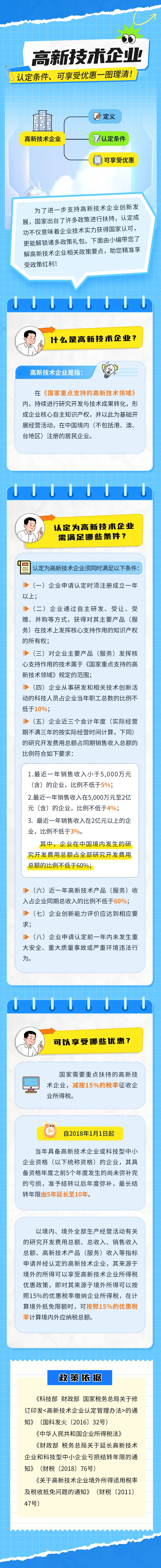 高新技術企業丨認定條件、可享受優惠一圖理清！
